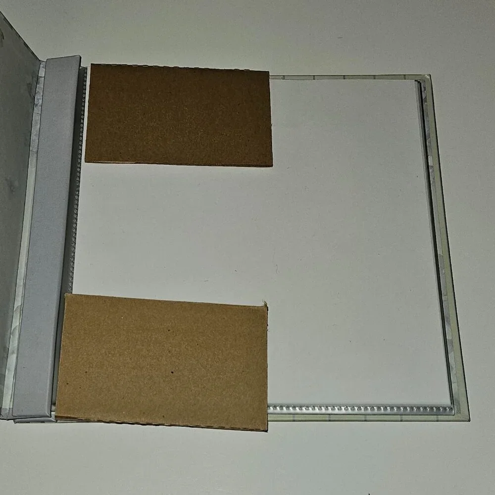 Century Int'l 8x8 Scrapbook Album Green Floral + 10 Refill Sheets NEVER USED